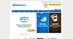 Desktop Screenshot of highlandmountainwater.com